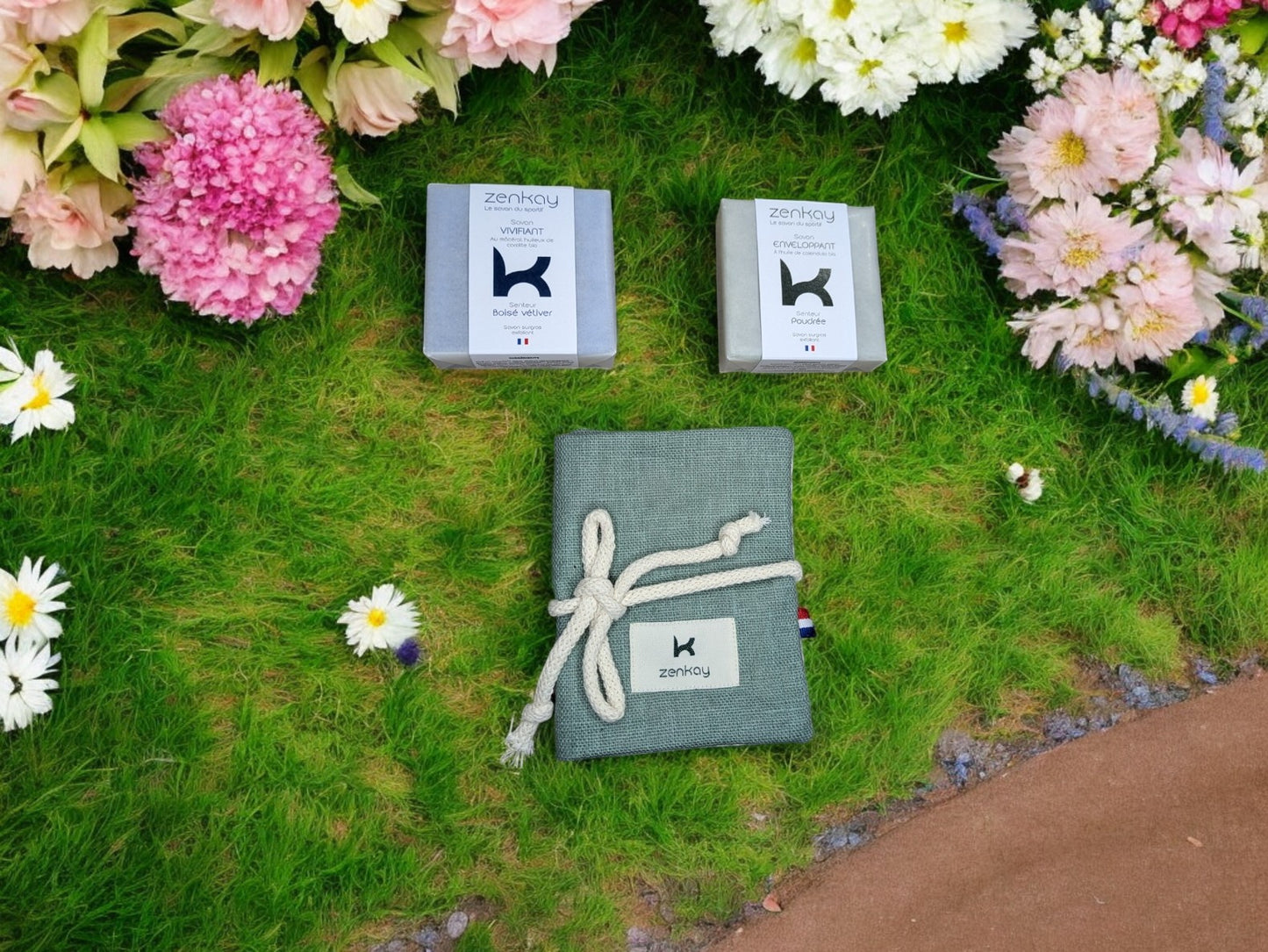 Coffret Plaisir d'offrir - 2 Savons Vivifiant + Enveloppant - Ecrin Premium