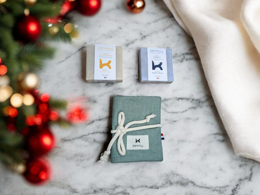 Coffret Plaisir d'offrir - 2 Savons Energisant + Vivifiant - Ecrin Premium